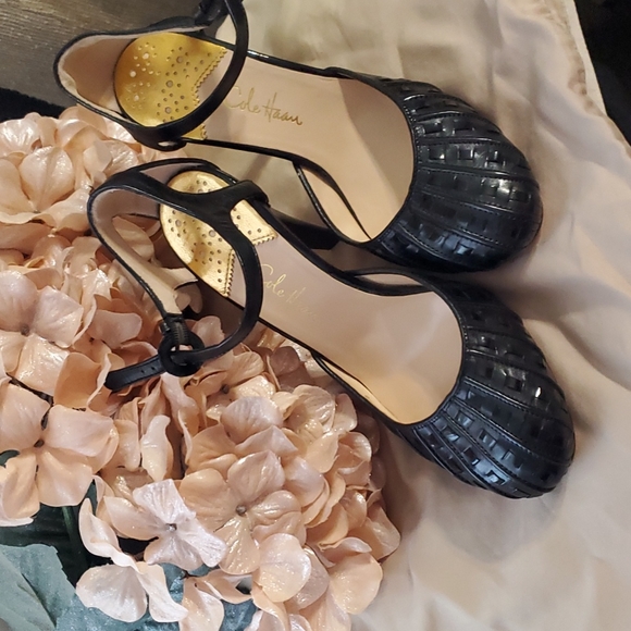 Cole Haan Shoes | Cole Haan x Nike Air Mary Jane Heels black size 6 1/2 b - Picture 4 of 12